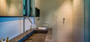 Shower, hair dryer, towels - Villa Sasha | Ocean View - Located in  Beautiful Corossol with Private Pool (Saint Barthélemy)
