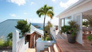 Terrace/patio - Villa Oceana | Ocean View - Located in  Exquisite Vitet with Private Pool (Saint Barthélemy)