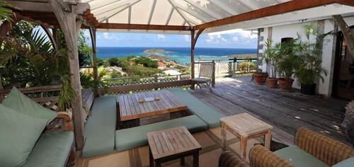 Villa Kyody  | Ocean View - Located in  Beautiful Marigot with Private Pool