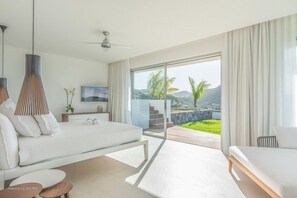 1 bedroom, iron/ironing board, free WiFi, bed sheets - Villa Coco  | Beach View - Located in  Fabulous Lorient Beach with Private Pool (Saint Barthélemy)