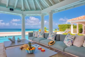 Et oppvarmet basseng