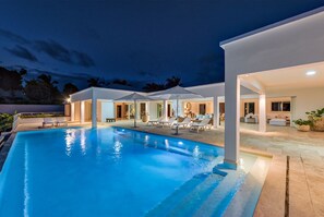 Pool - Villa Bamboo | Ocean View - Located in  Wonderful Terres Basses with Private Pool (Les Terres Basses)