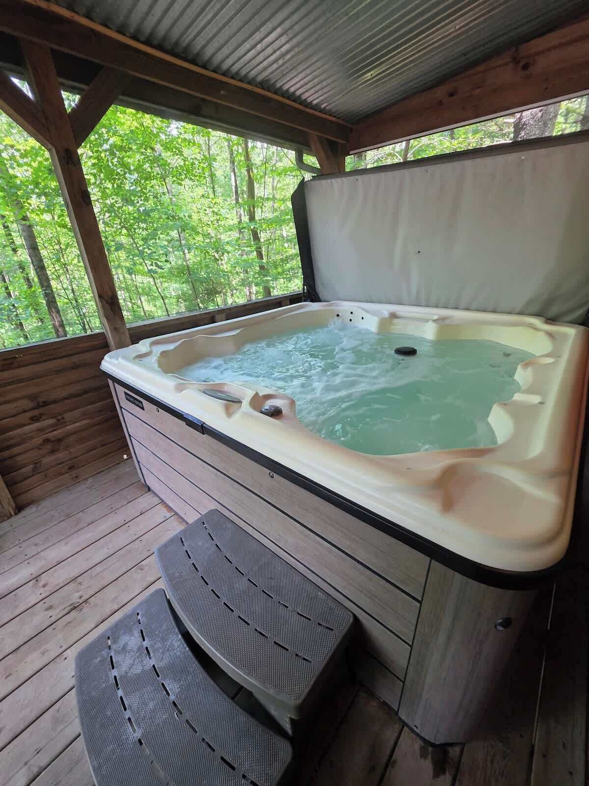 Bain à remous extérieur