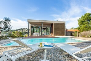 Pool - 2CAST01 - Spectacular house with private pool and stunning sea views located in a quiet residential area just 3 km from the beach (Lloret de Mar)