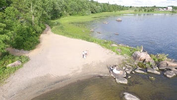 Private beach