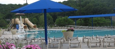 Indoor pool, outdoor pool