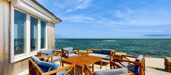 Coastal gem on the water with beach access, gorgeous views & spacious layout