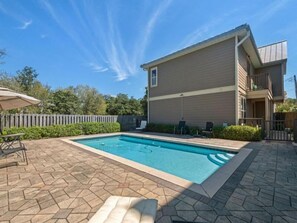 Pool - Dune'n Alright | WOW! FLASH DEAL!!! July 18th - 22nd!! Huge Private Pool & Fenced Yard on Quiet Street! |1 PM Check In! | 100 Yds from Free Beach Chair and Umbrella Setup! | Open & Spacious Interior, Wraparound Porches! (Destin)