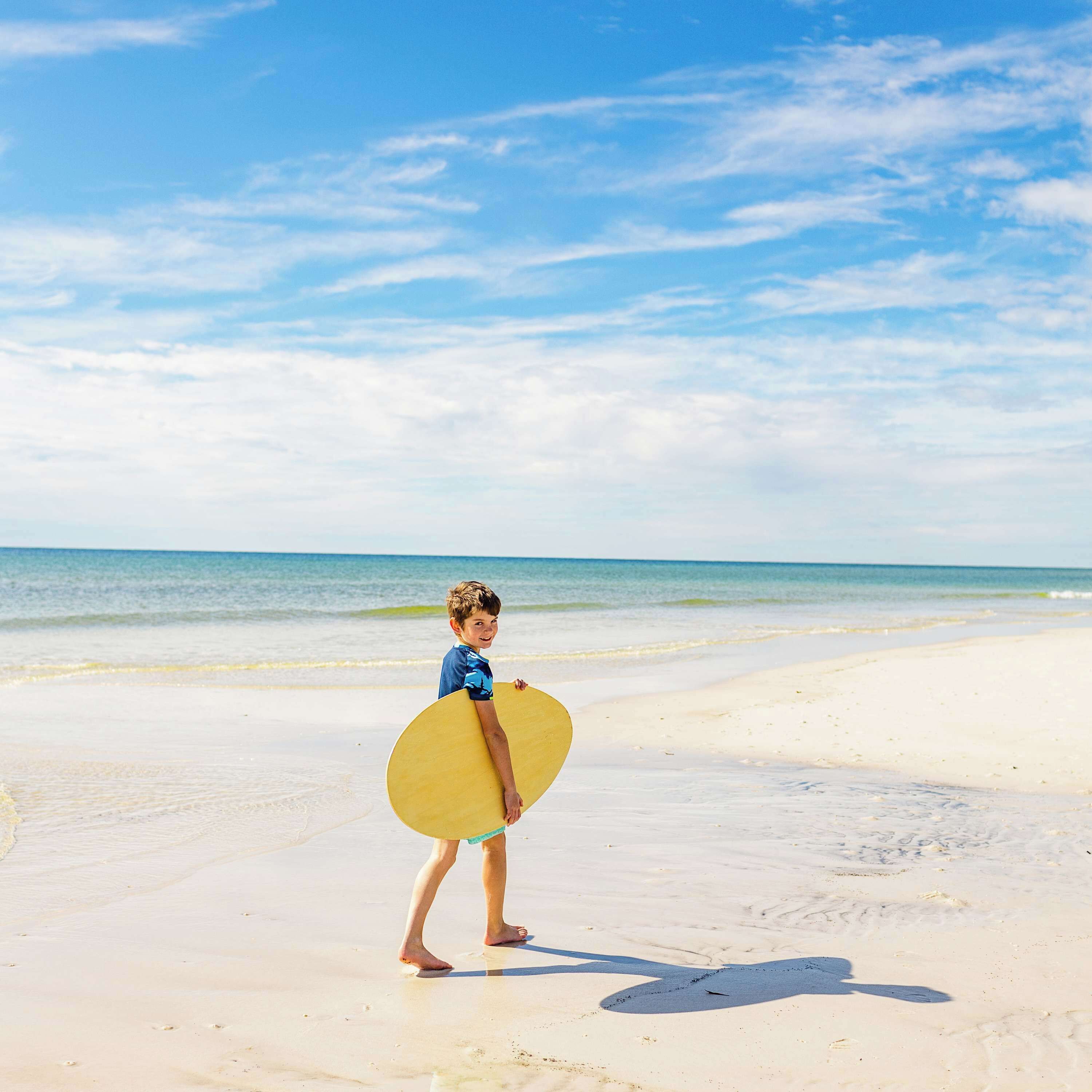 Vlak bij het strand