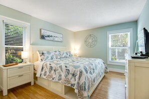 2 slaapkamers, een strijkplank/strijkijzer, wifi, beddengoed
