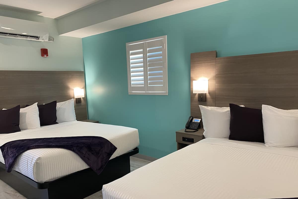 Room, 2 Queen Beds | Premium bedding, pillowtop beds, desk, laptop workspace