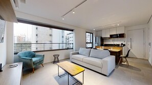 ห้องพรีเมียมดับเบิล | ห้องนั่งเล่น | ทีวี
