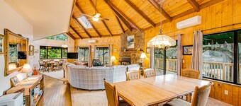 Unique retreat near the lake w/game room, two spacious decks, WiFi - 2 dogs OK