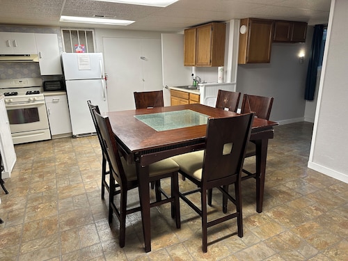 Lower level unit in Spectacular Log Home Estate 