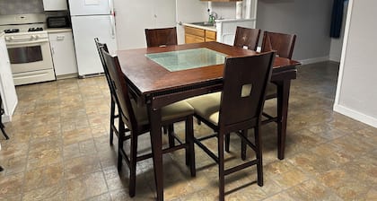 Lower level unit in Spectacular Log Home Estate