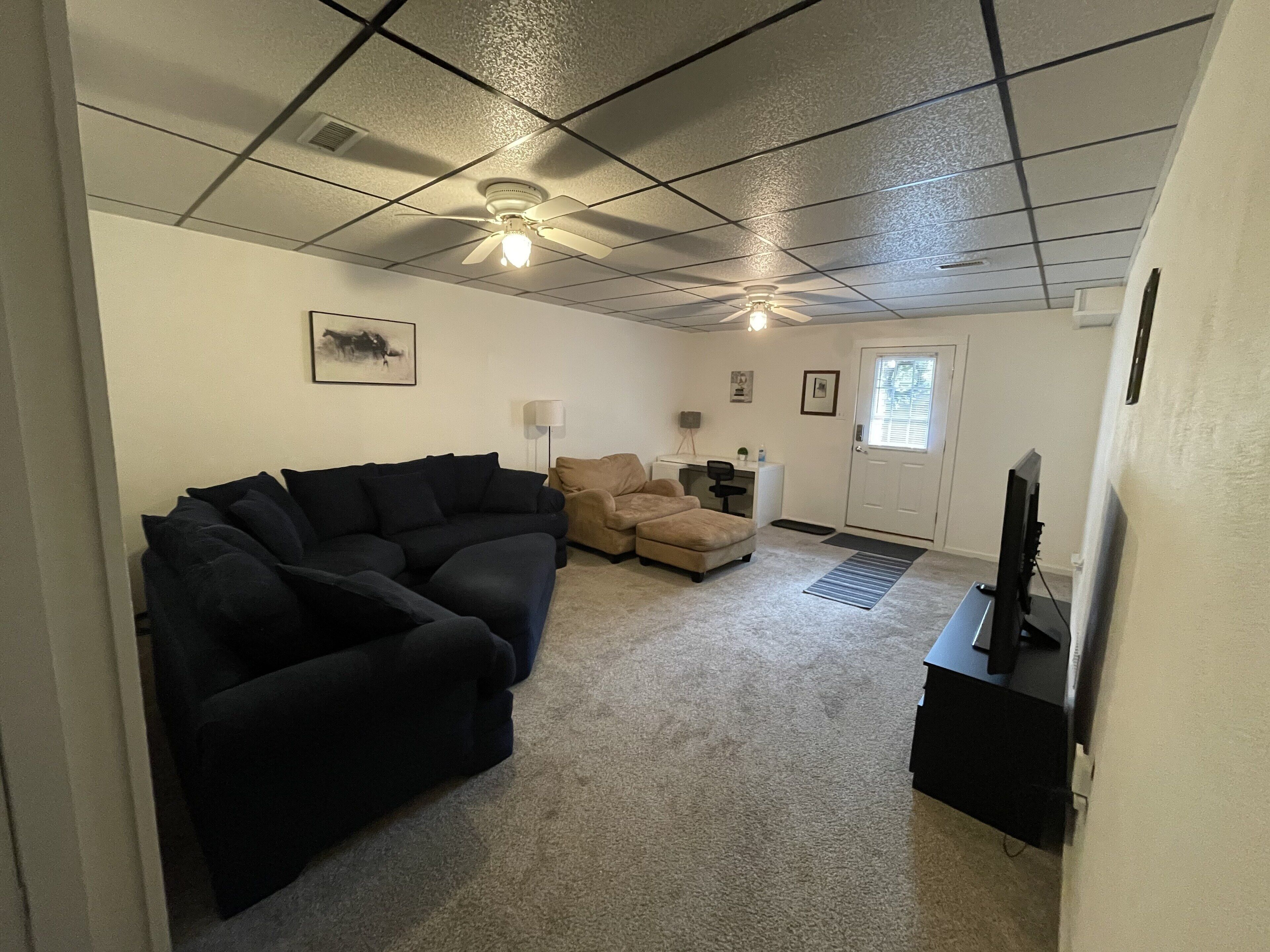 Smart-tv en een kantoor