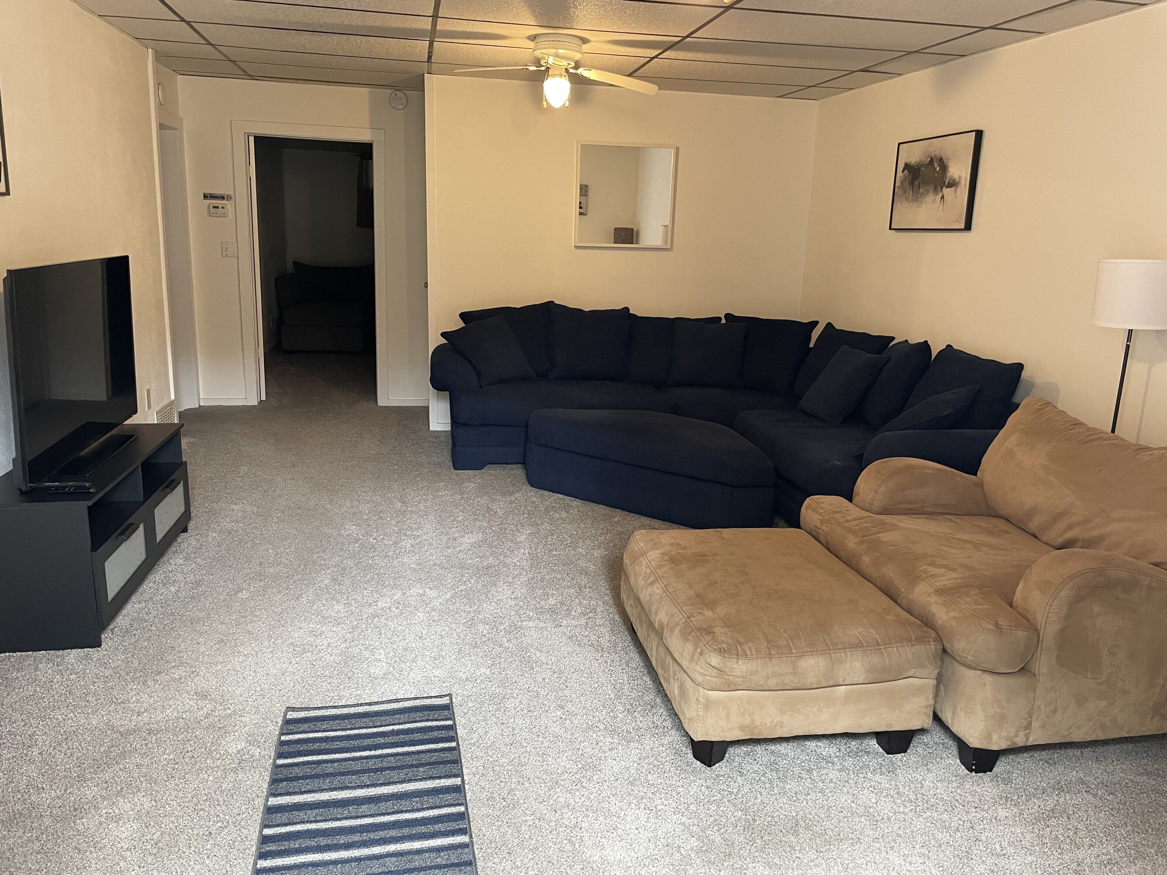 Smart-tv en een kantoor