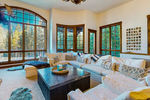 TV, fireplace, DVD player