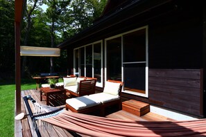 Sun deck - Rental Villa Cachette (Yamanakako)