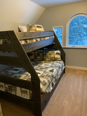 4 bedrooms, iron/ironing board, travel crib, WiFi
