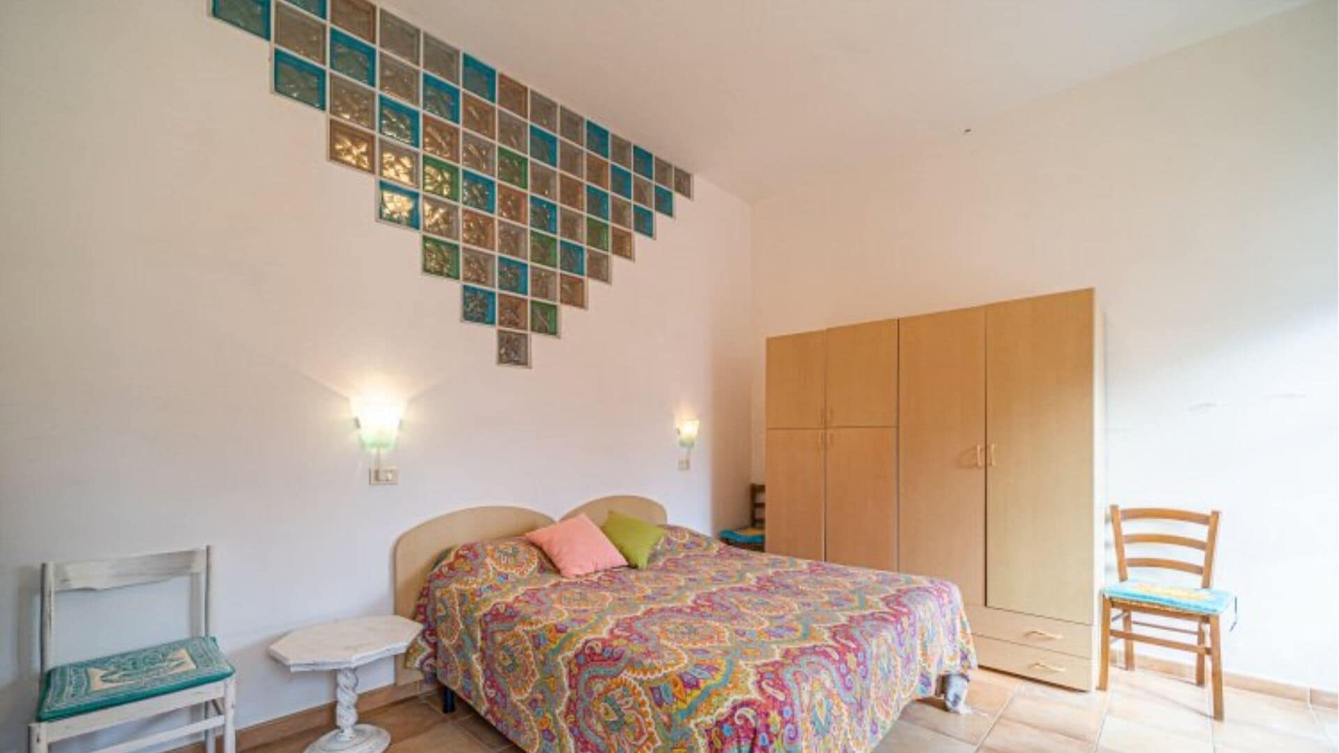 2 camere, ferro/asse da stiro