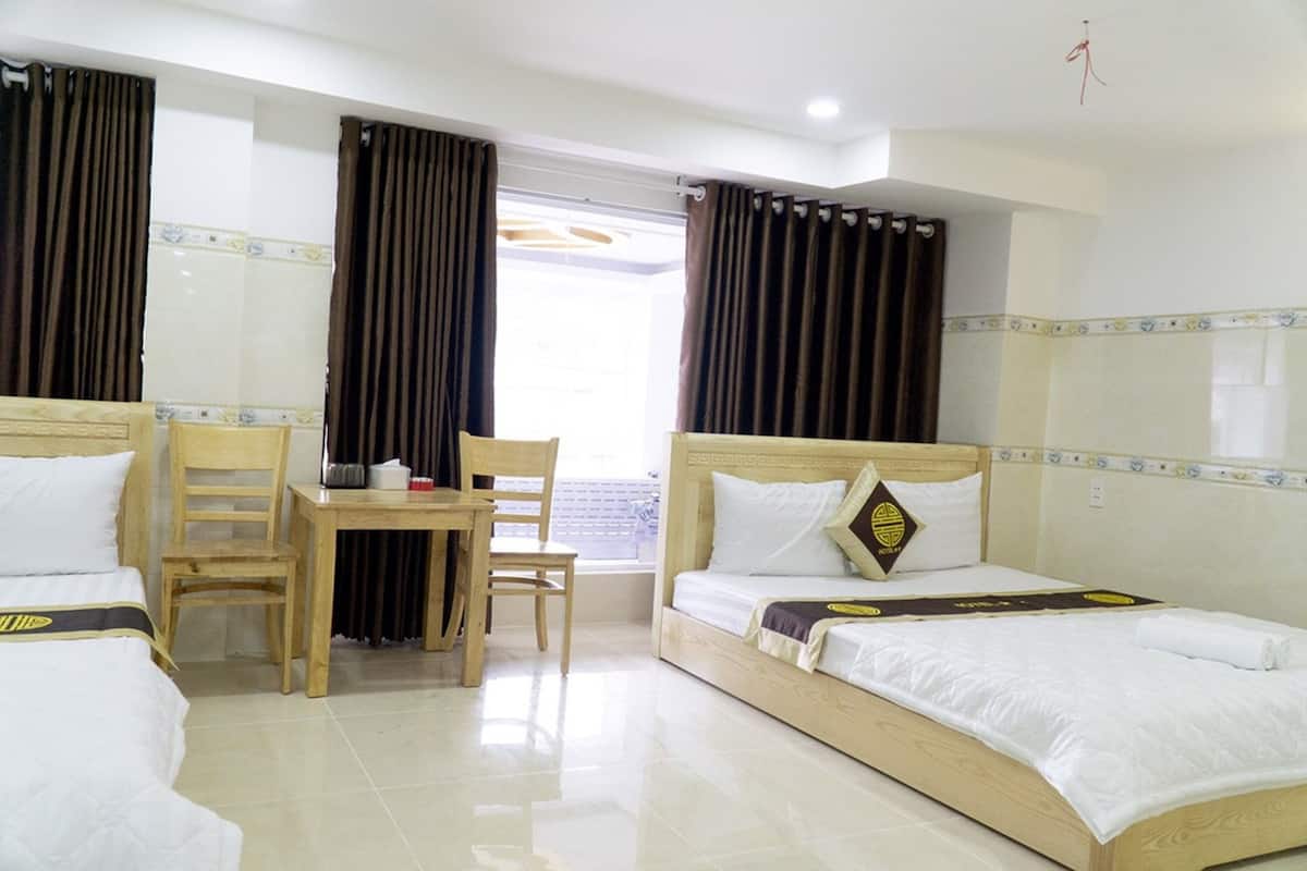 ห้องแฟมิลี่ | โต๊ะทำงาน, Wi-Fi ฟรี, ผ้าปูที่นอน