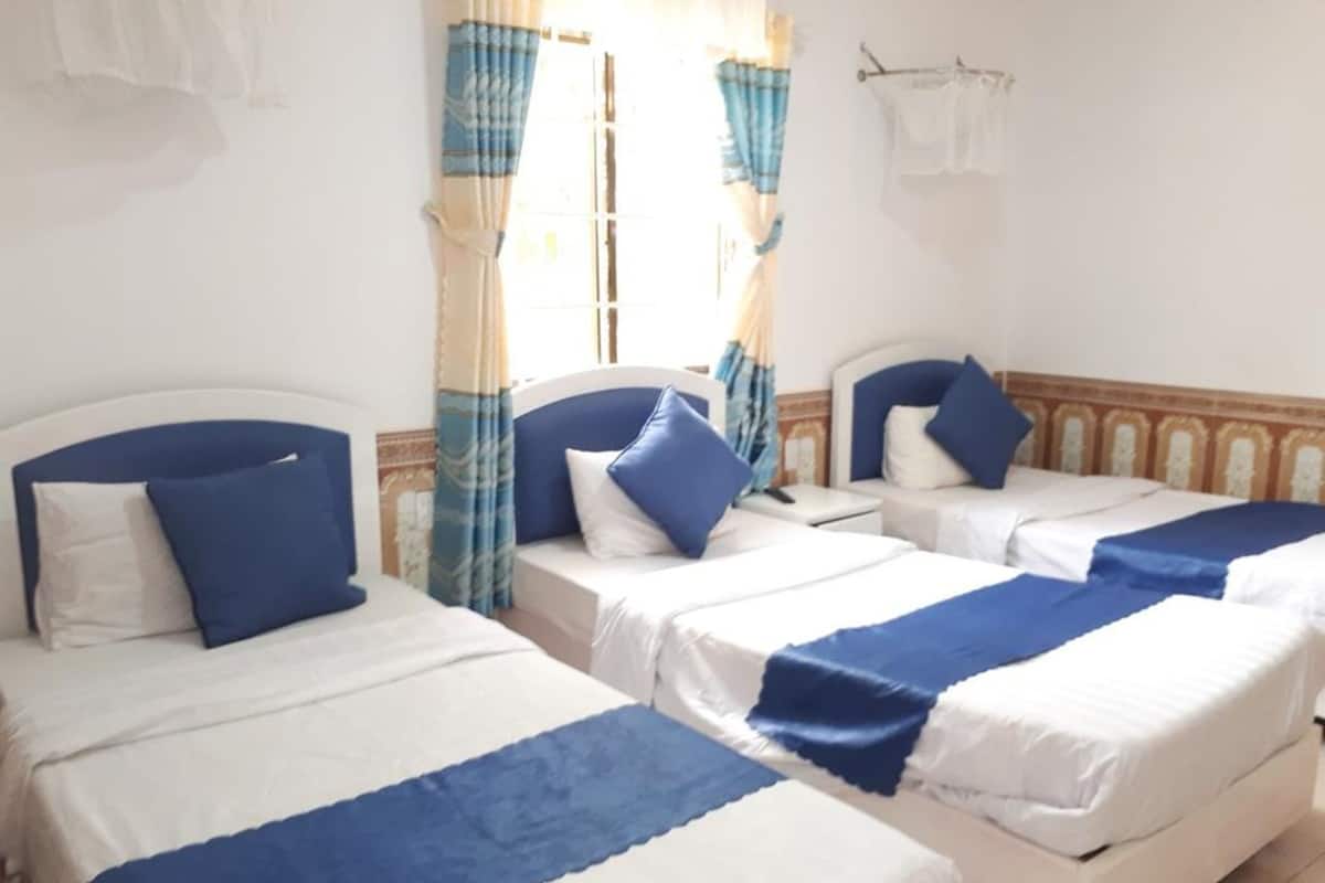 Desk, WiFi (free), bed sheets