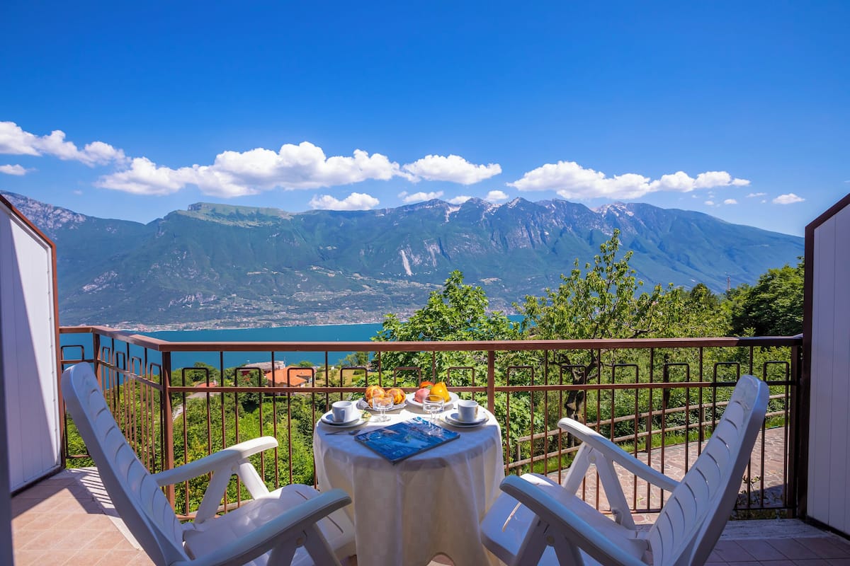 Familienapartment, Mehrere Schlafzimmer, Bergseite (Appartamento Secrel 10) | Blick auf den See
