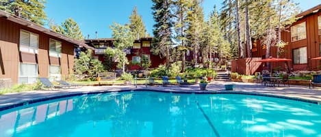 Indoor pool, outdoor pool