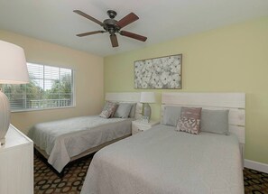 2 habitaciones, tabla de planchar con plancha, cuna de viaje y wifi