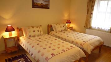 2 bedrooms, bed sheets