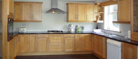 Microwave, electric kettle, highchair