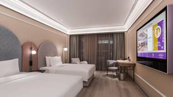 Deluxe-værelse - 2 enkeltsenge (City Side) | Lydisolering