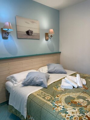 1 makuuhuone, vuodevaatteet