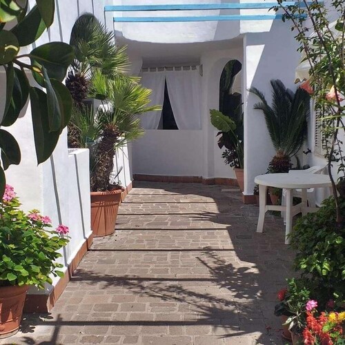 Two-room apartment, terrace, sea view, mezzanine, first floor