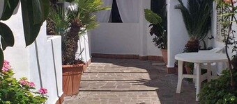 Two-room apartment, terrace, sea view, mezzanine, first floor