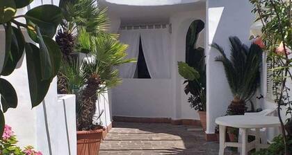 Two-room apartment, terrace, sea view, mezzanine, first floor