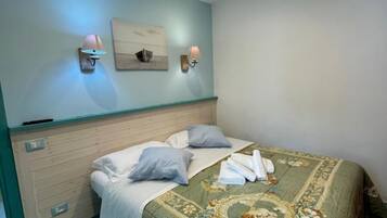 1 makuuhuone, vuodevaatteet