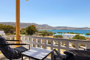 Standard Room, Sea View | View from room - Omilos Beachfront House (Paros)