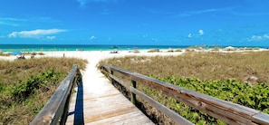 Beach nearby, sun-loungers