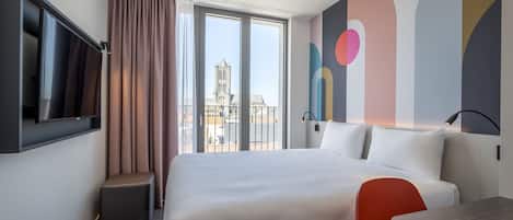 Bureau, chambres insonorisées, Wi-Fi gratuit, draps fournis