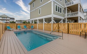 Pool - Shellebration - Luxurious 8 BR, 8 BA Oceanfront Home - Pool & Elevator! (Surf City)