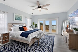 5 bedrooms, iron/ironing board, travel cot, WiFi