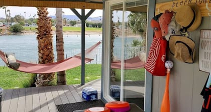 Charming Riverfront Escape with Private Dock on the Colorado