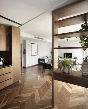 Apartment, 1 Bedroom, Sea View (Adults Only) | Living area