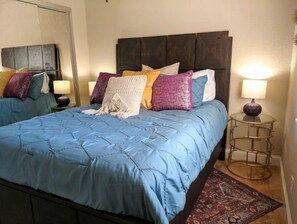 1 habitación, tabla de planchar con plancha, wifi gratis y ropa de cama 