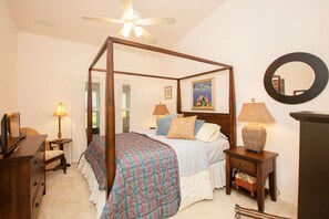 2 slaapkamers, een bureau, een strijkplank/strijkijzer, gratis wifi