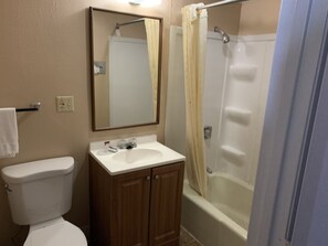 Hydromassage showerhead, free toiletries - Ashland Motel (Ashland)