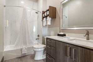 Hair dryer, towels