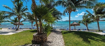 Luxury Spacious Poolside Villa, 30 steps to Beach!
